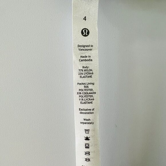 LULULEMON ATHLETICA Undertone Black Multi Wunder Train HR Tight 25" Leggings-US4 - Picture 6 of 8